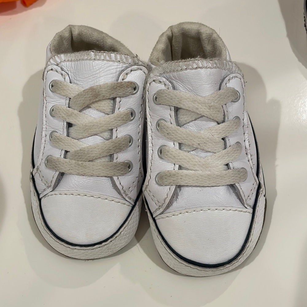 Converse white Baby Chuck Taylor All Star Cribster Easy-On